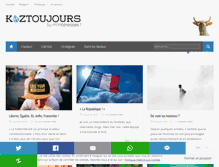 Tablet Screenshot of koztoujours.fr